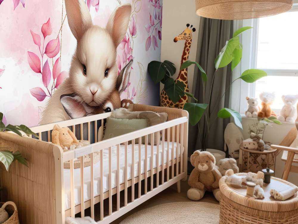 Kärleksfull kanin och hjort