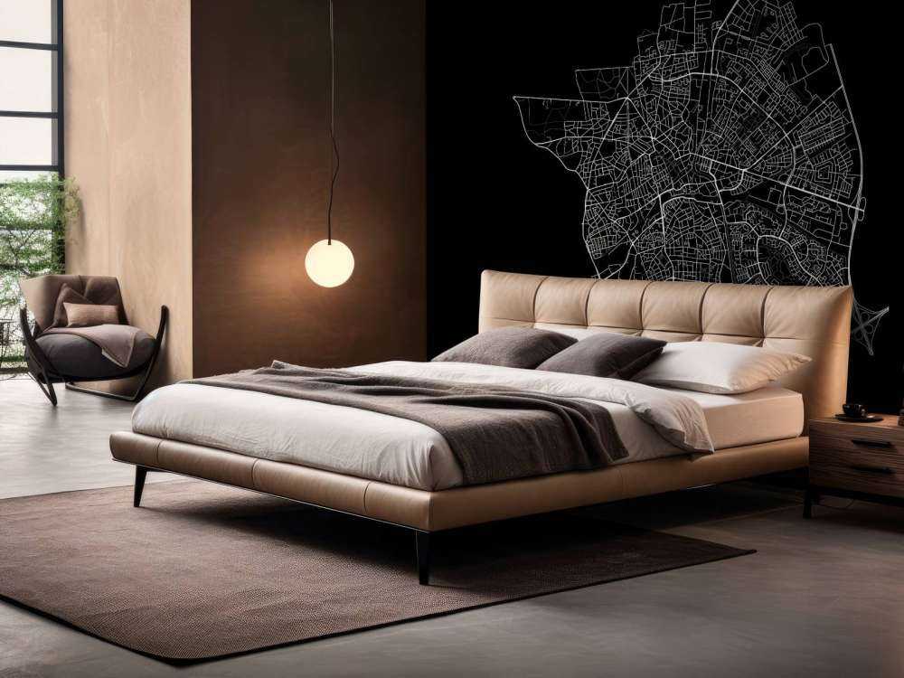 Karta över Apeldoorn, svart