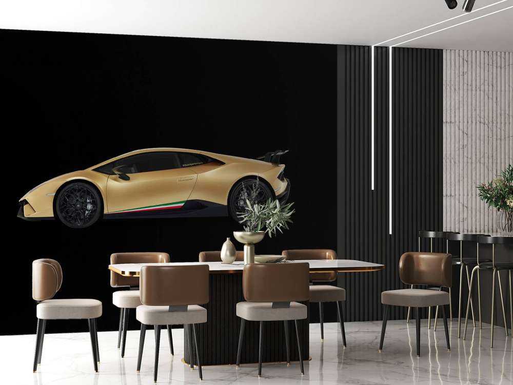 Lamborghini Huracán - Sida, svart