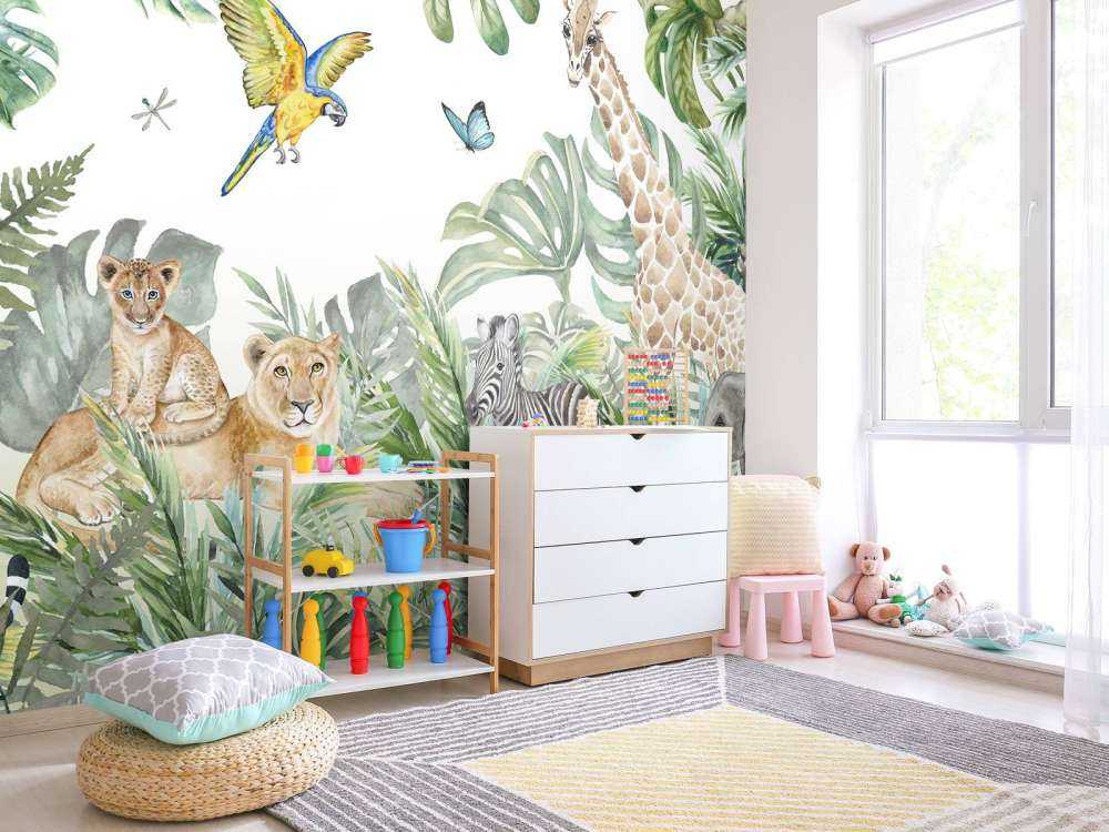 Vilda djuren i djungeln