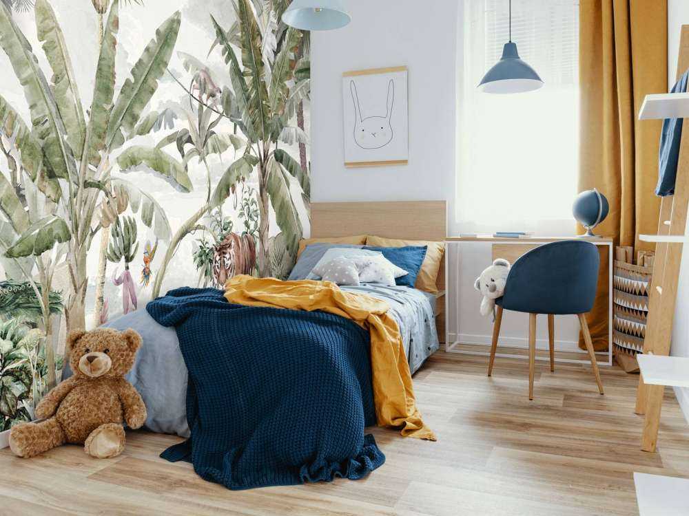 Tropisk teckning av regnskog