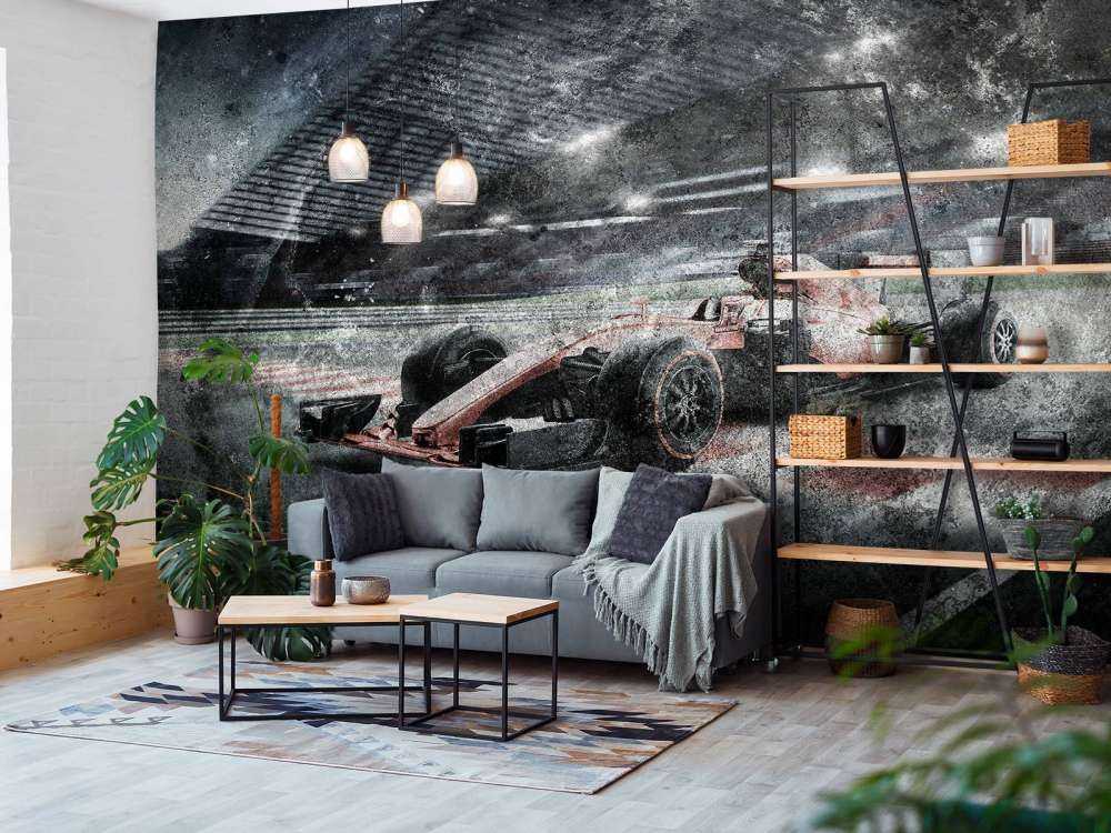 Racerbil på stadion