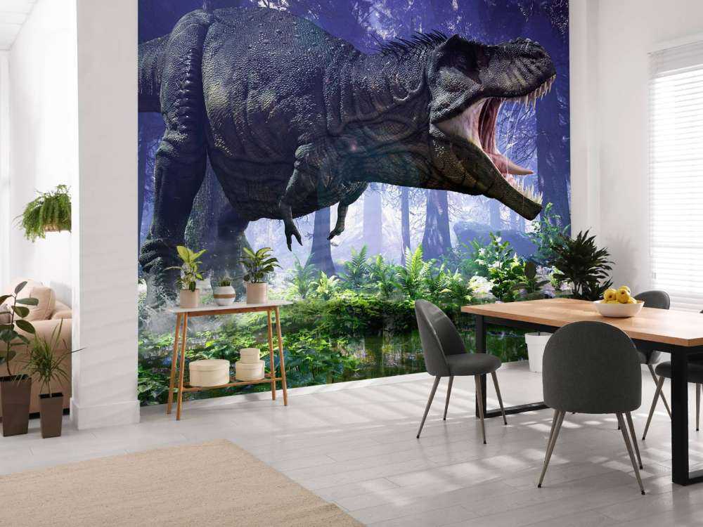 Tyrannosaurus Rex ved søen