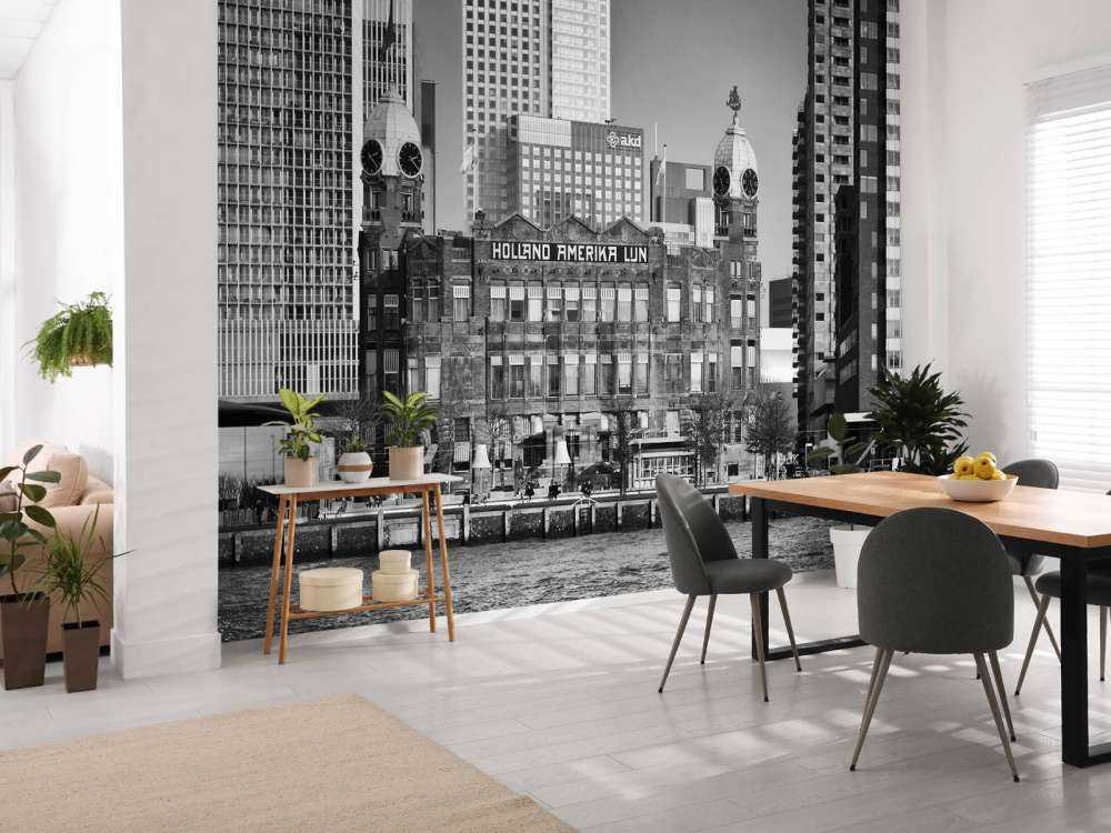 Hotel New York i sort og hvid Rotterdam 