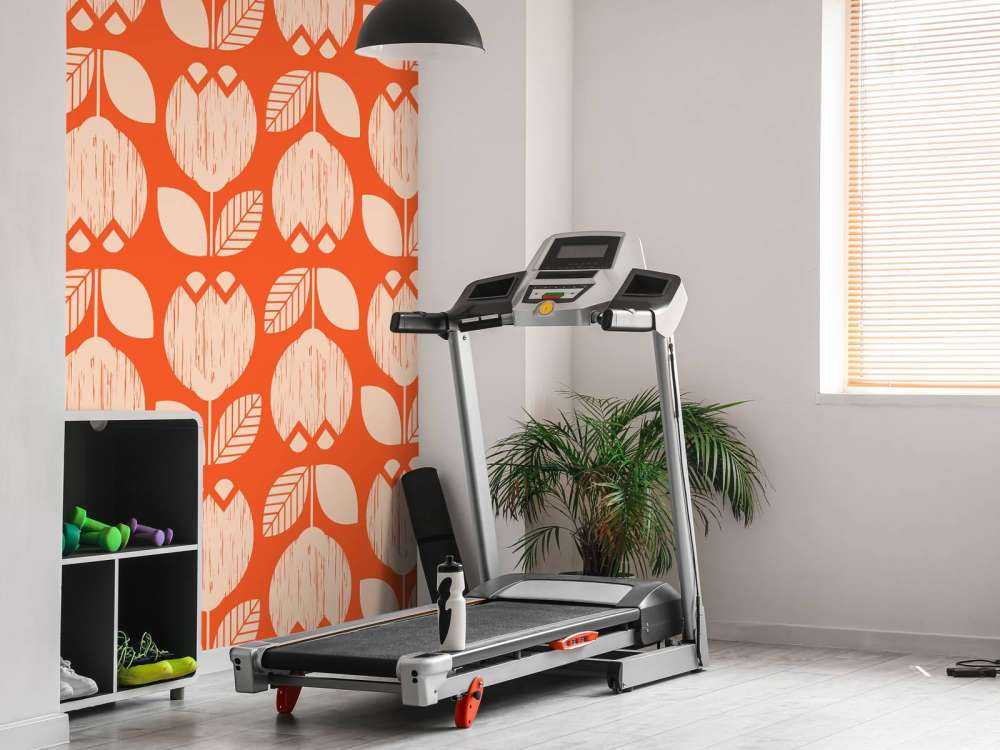 Retro blomster mønster