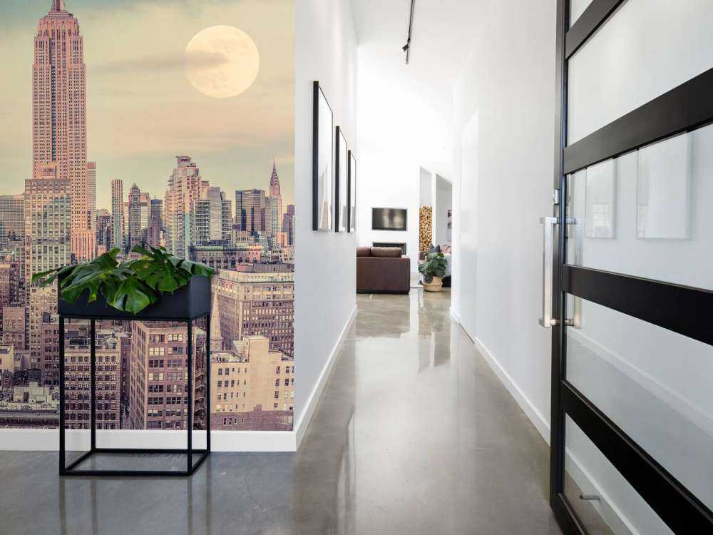 Empire State Building med Manhattan