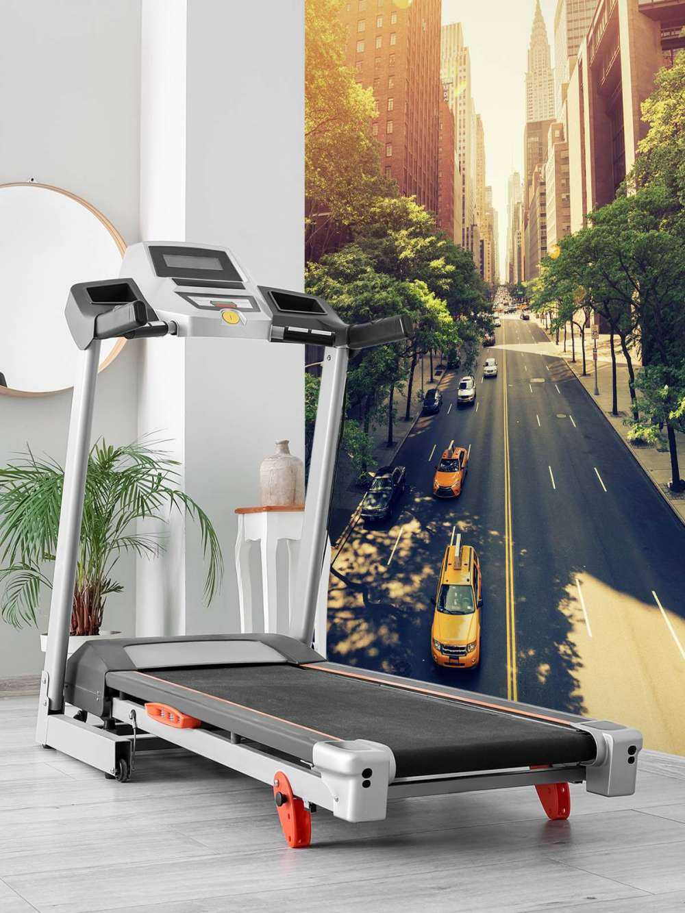 Motorvej gennem en by