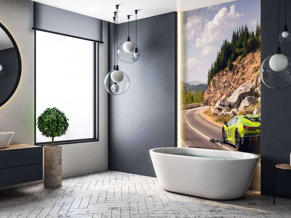 Lamborghini Revuelto i bjergene
