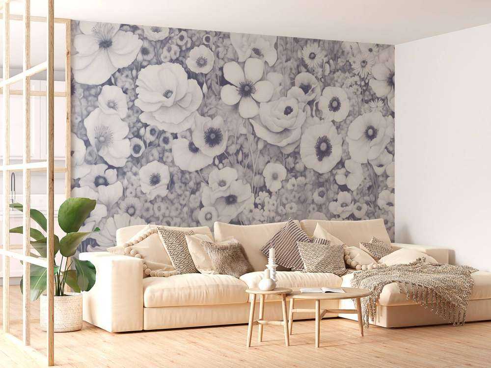 Poppy Tale Monokrom Bue