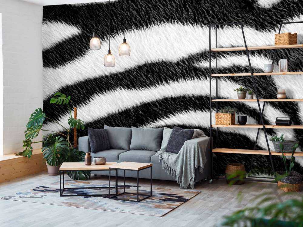 Nærbillede zebra frakke
