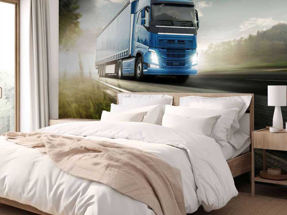 fototapet lastbil
