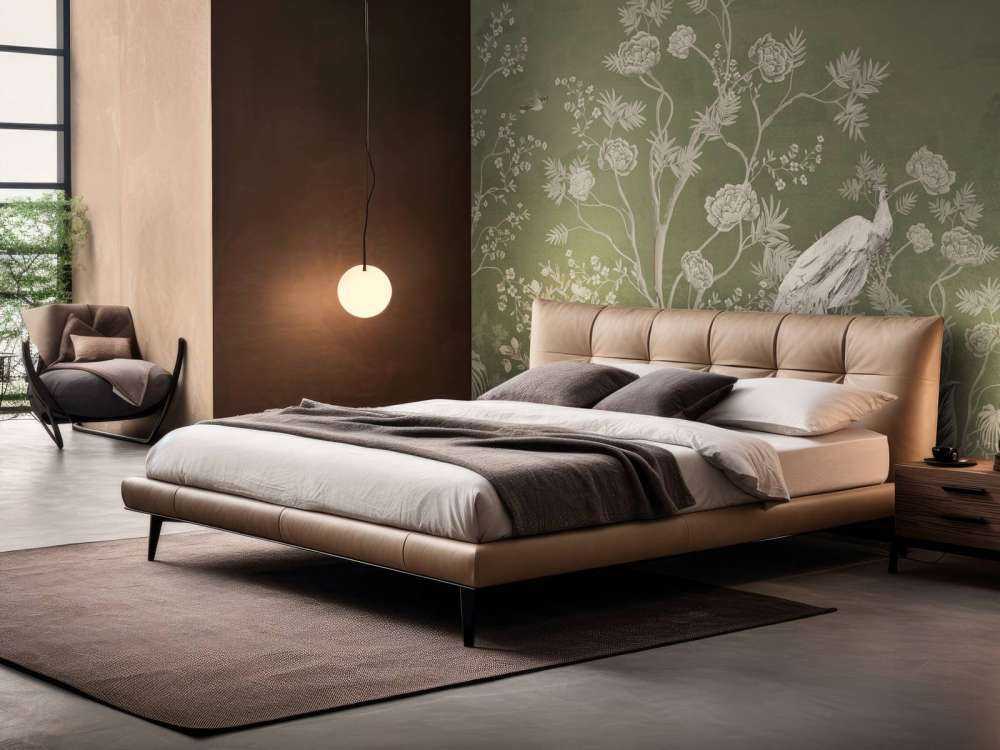 Påfugl Hviler i den Grønne Have