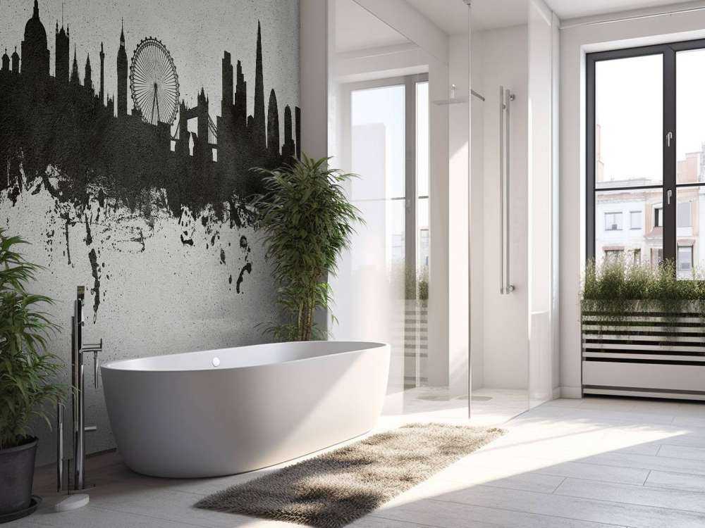 Akvarel skyline, London