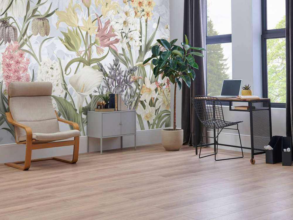 Forårsblomster - Blød himmelblå