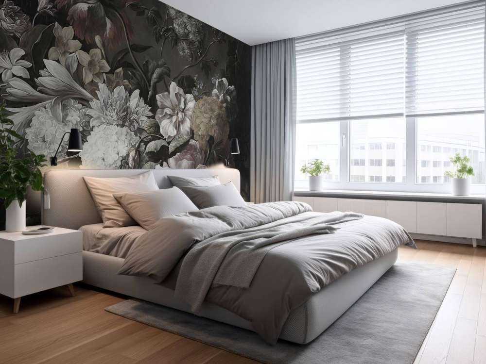 Buket med valmuer og krokus