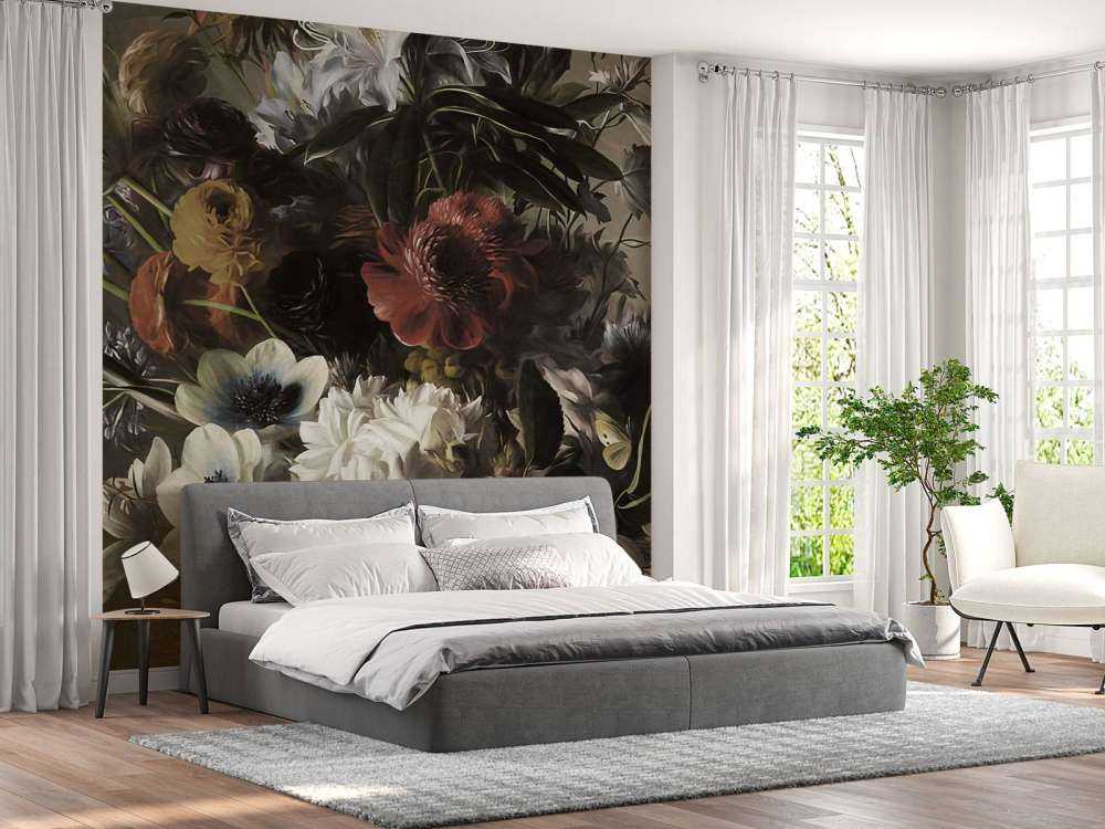 Stort buket med anemoner