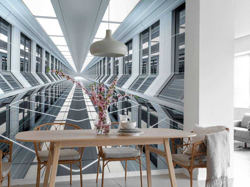 3D-korridor på et kontor