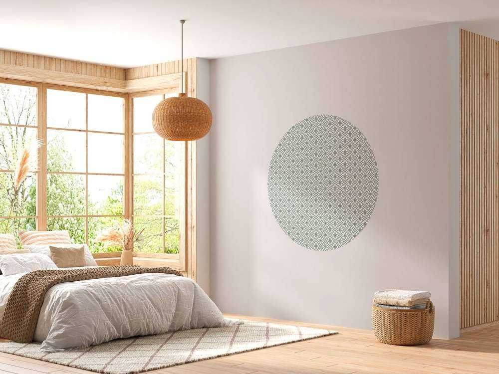 Mønster af cirkler og diamanter