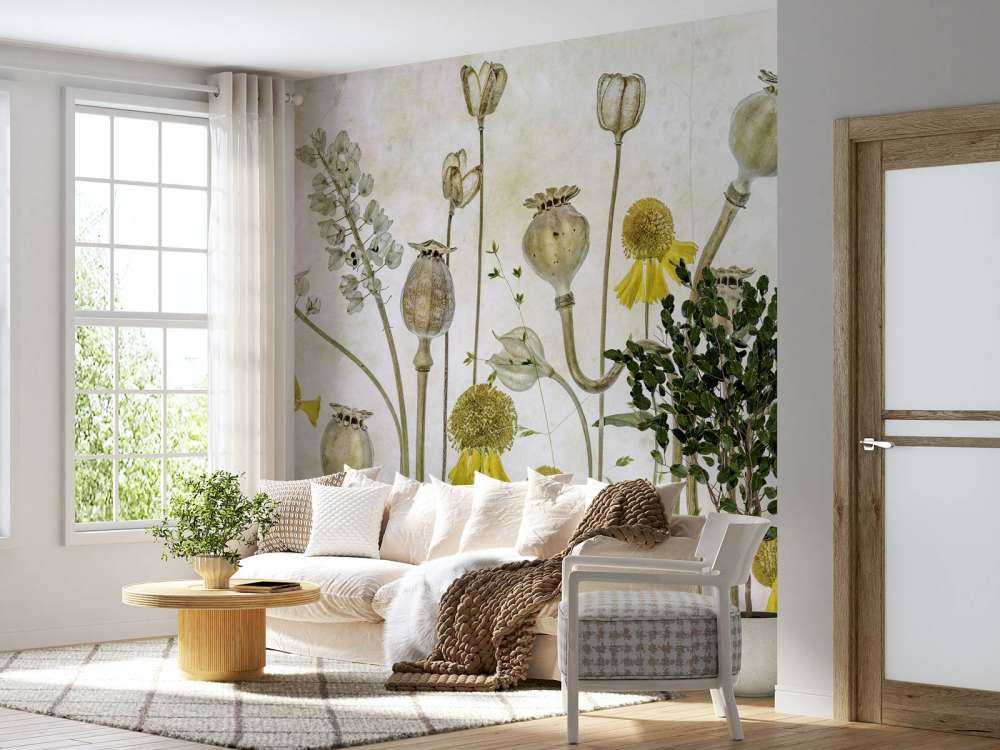 Poppies and Helenium