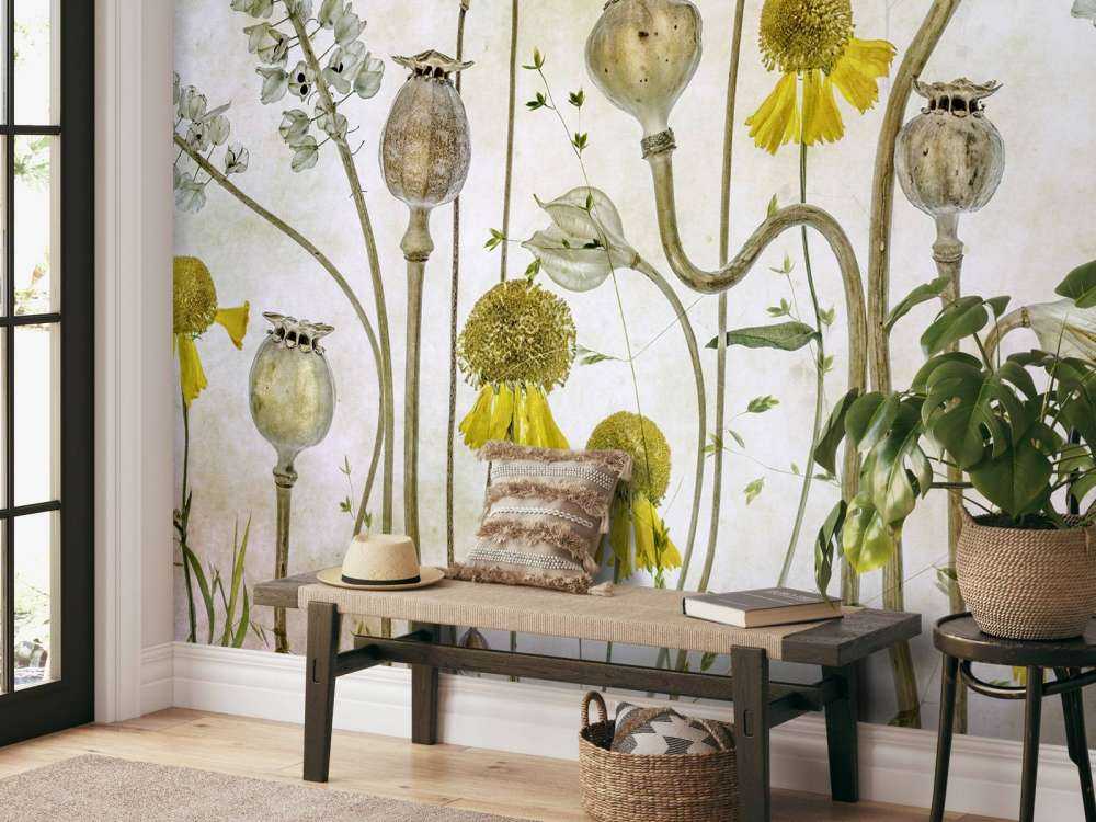 Poppies and Helenium