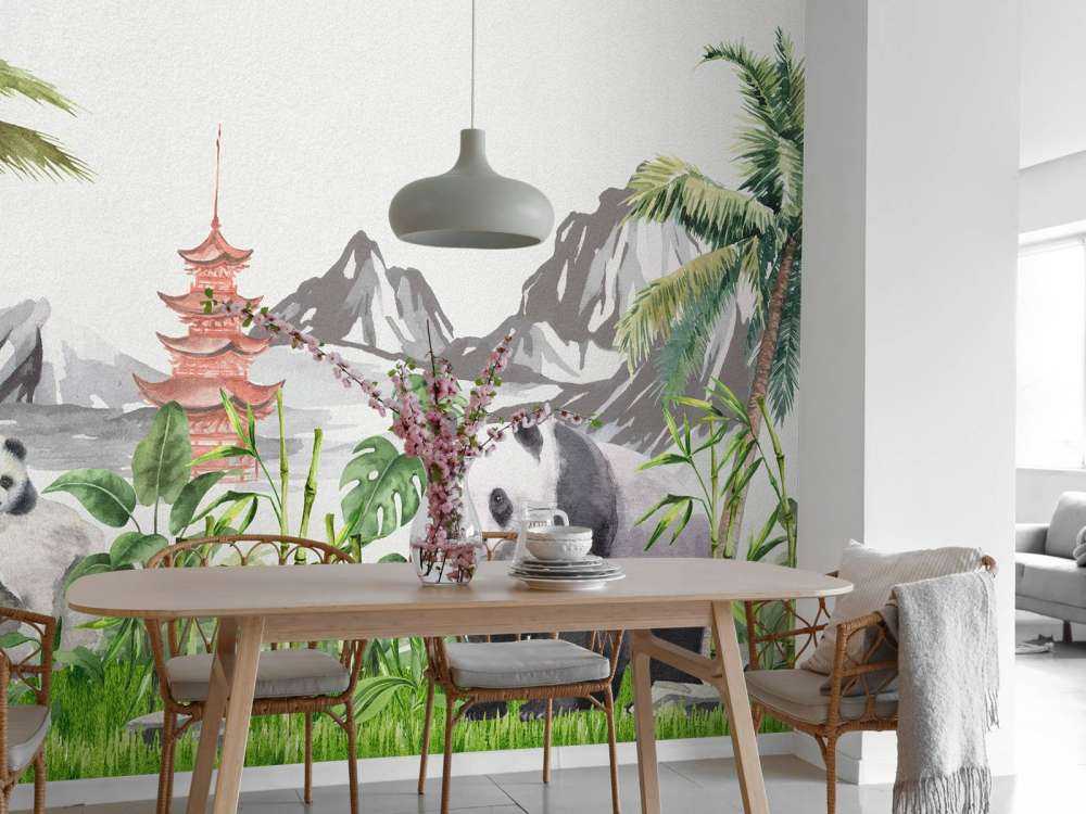 kaktuspandaer i bambusjungelen