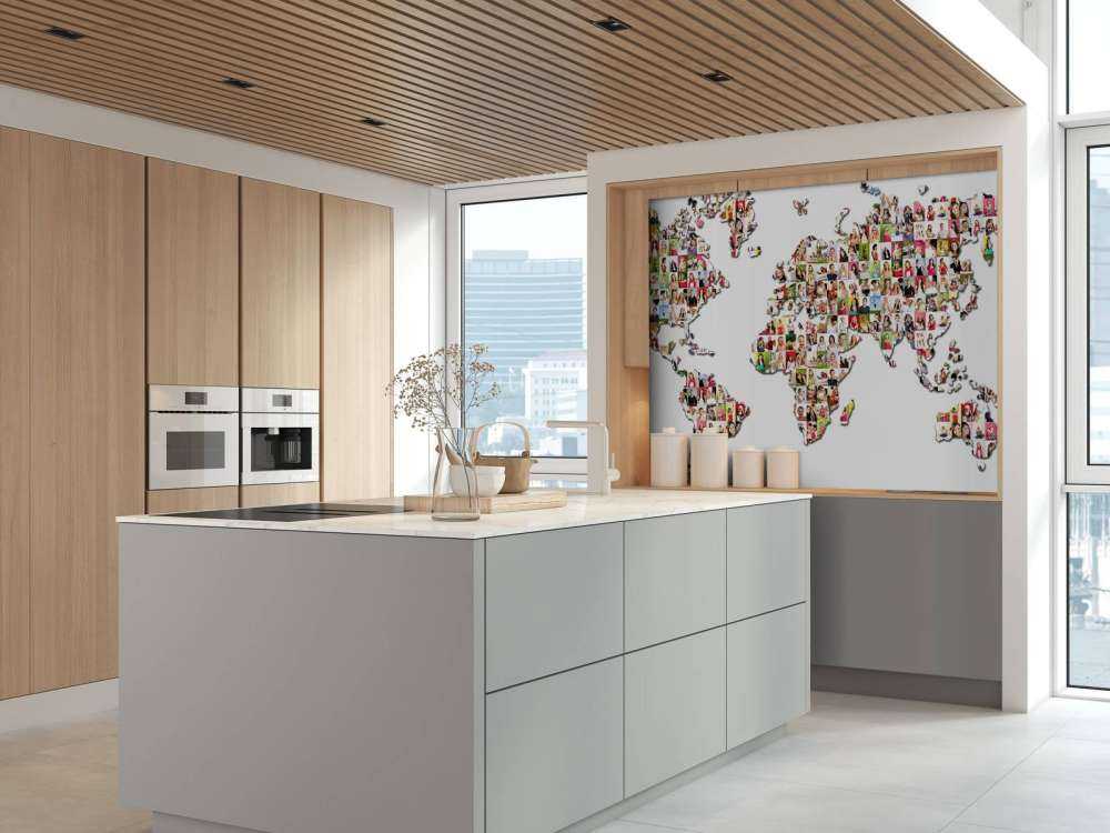 Verdenskart dannet av bilder