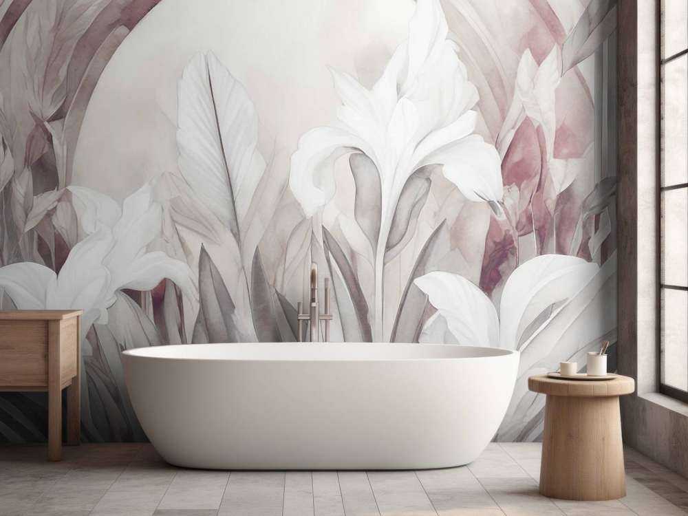 Iris ved soloppgang oransje