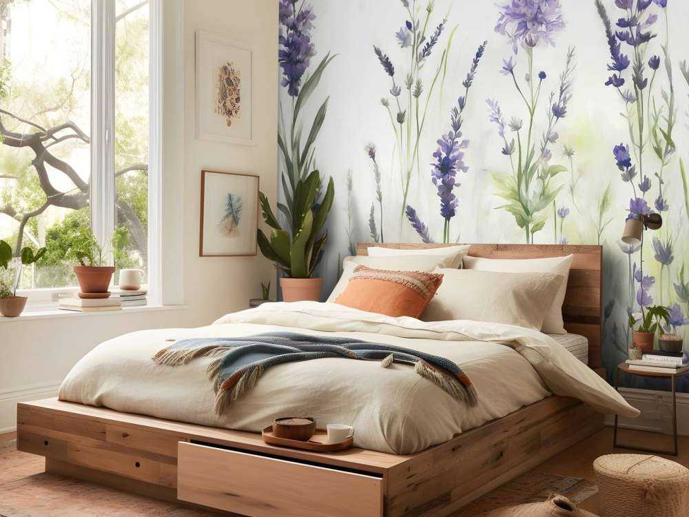 Lavendeleng Uten søm Dempet lilla