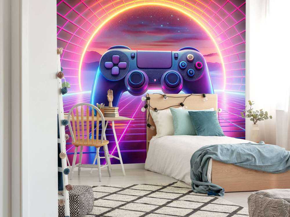 Retro Neon Spillverden