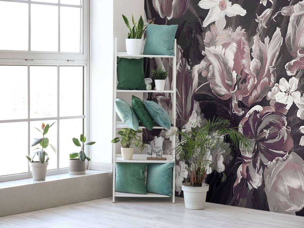 Bukett med rosa pioner