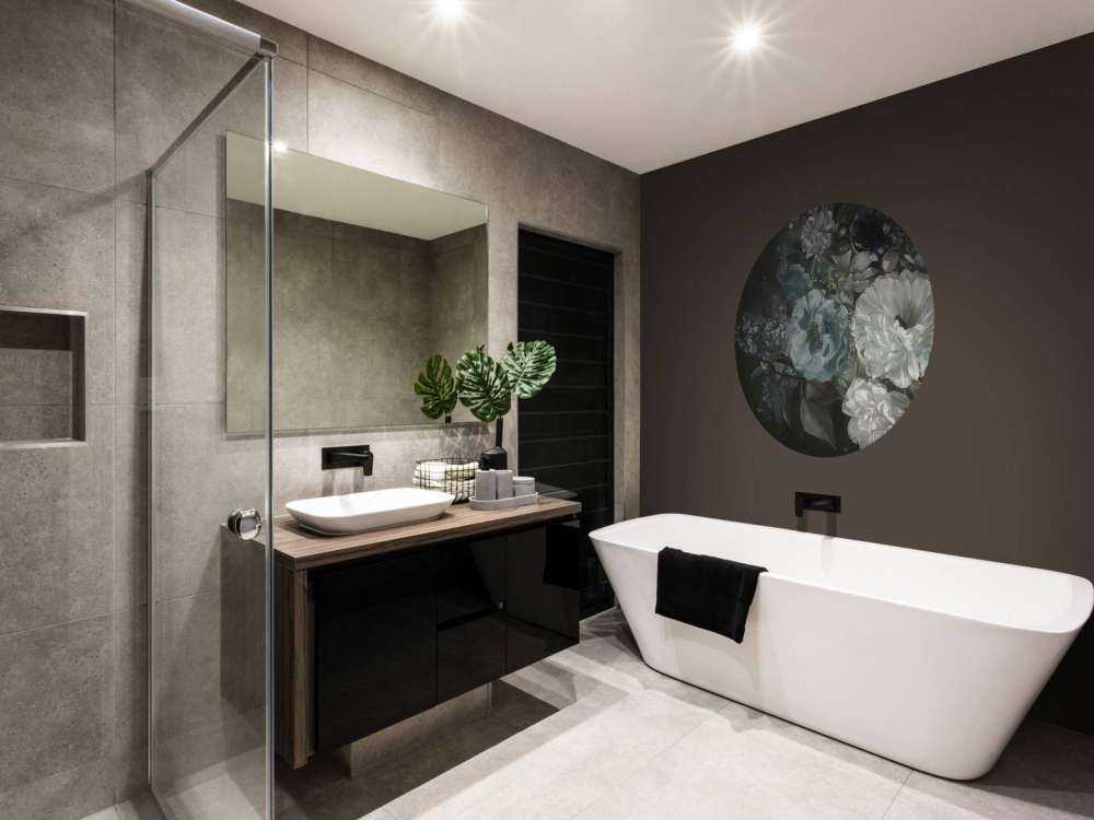 Bukett med lilla blå