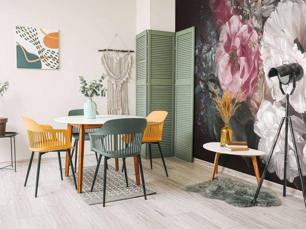 Bukett med lilla rosa