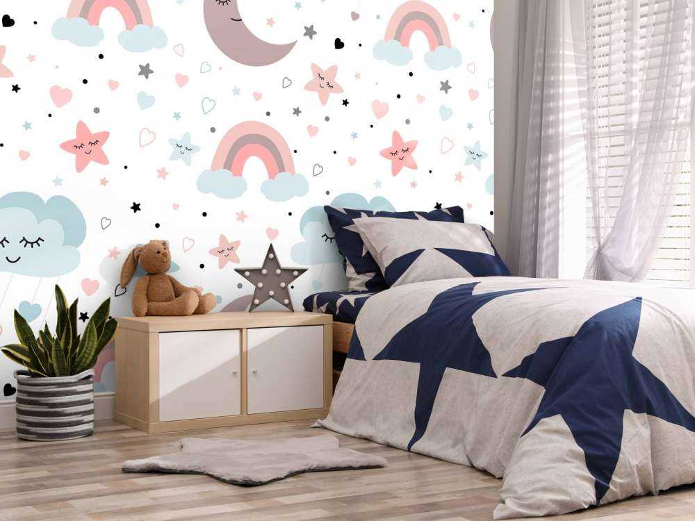 Skyer, måner og regnbuer