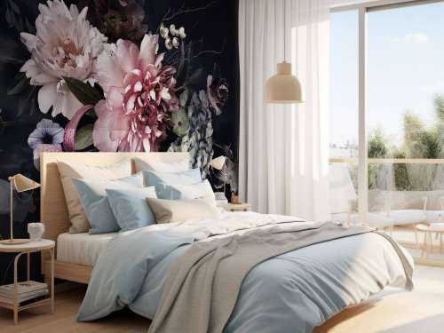 Vintage blomsterbed