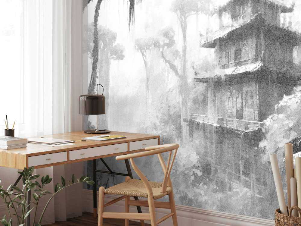 Skjult Hytte i Tåkete Skog