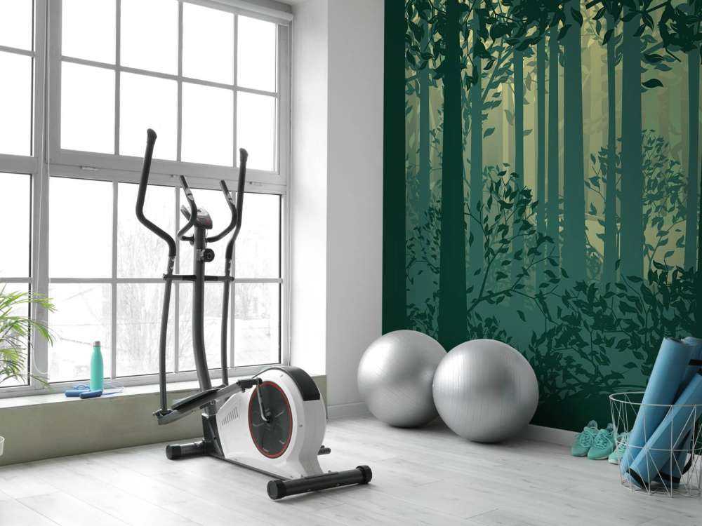 Abstrakt skoglandskap