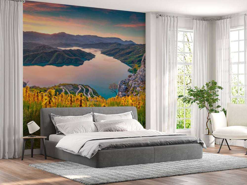 Soloppgang på Lake Bovilla