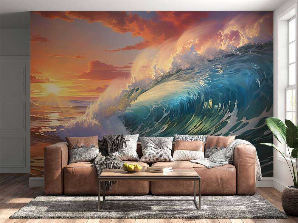 A Wave over the Sunset #2