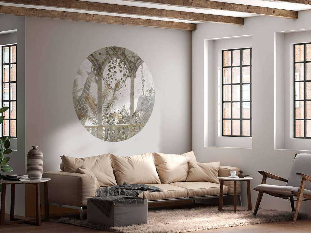 Forlatt bygning i jungelen