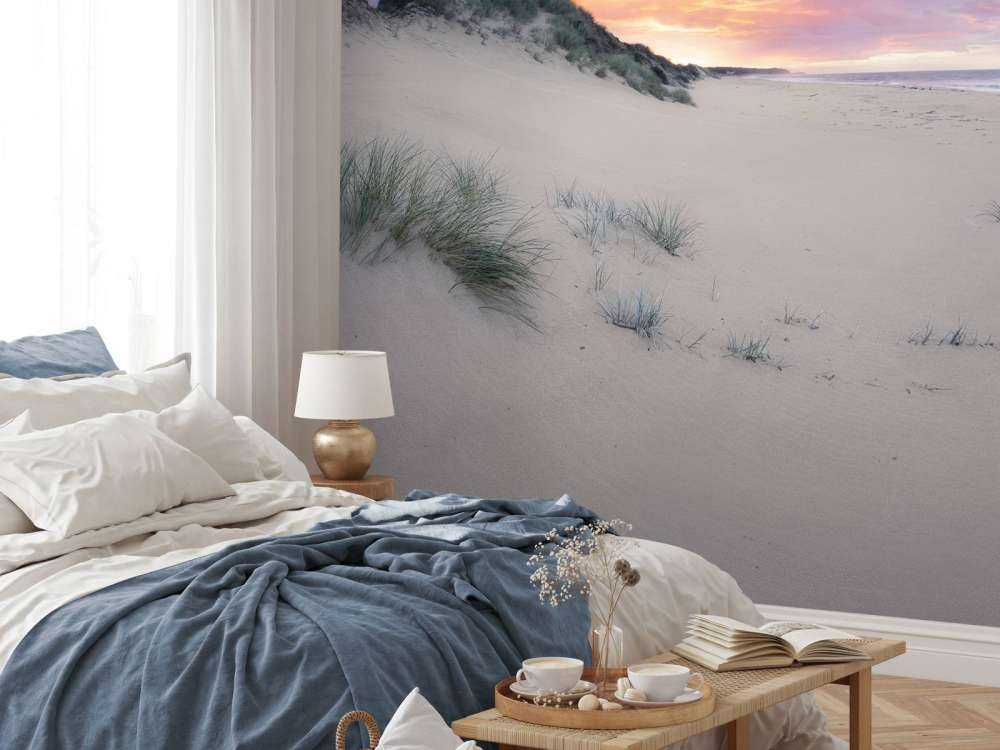 Soluppgång över sanddyner