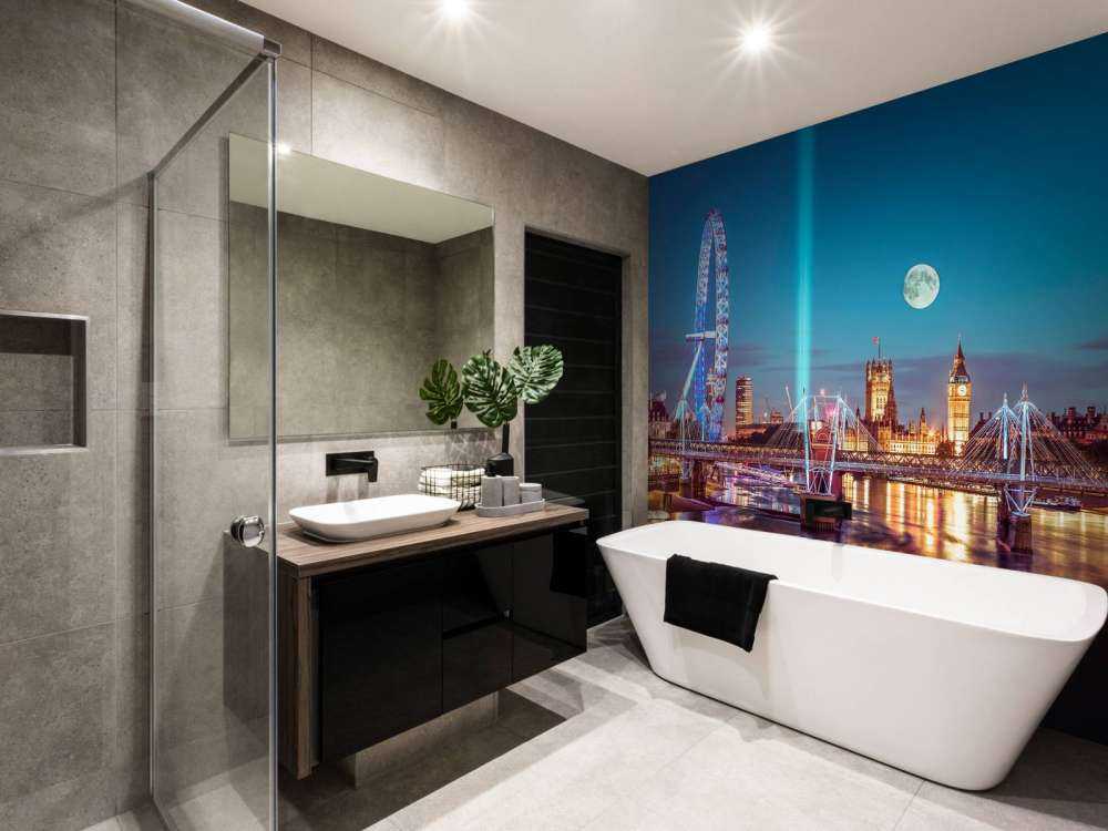 Westminster med fullmåne