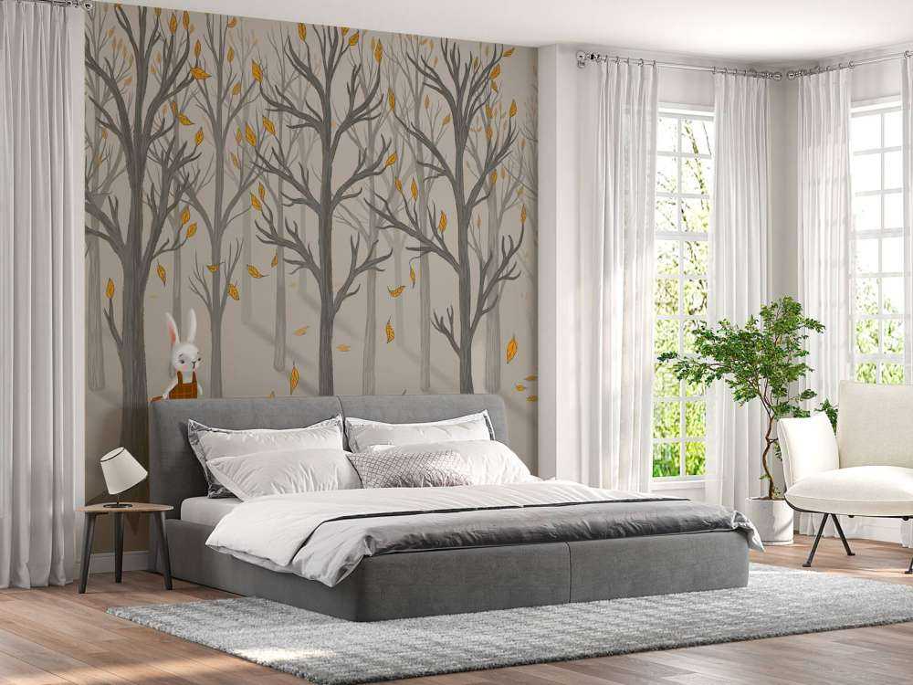 Skogens djur på hösten