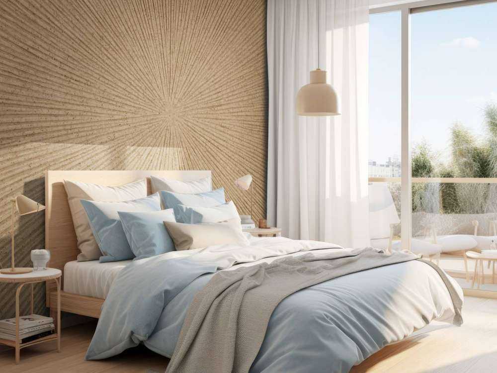 Texturerade linjer i guldbrunt