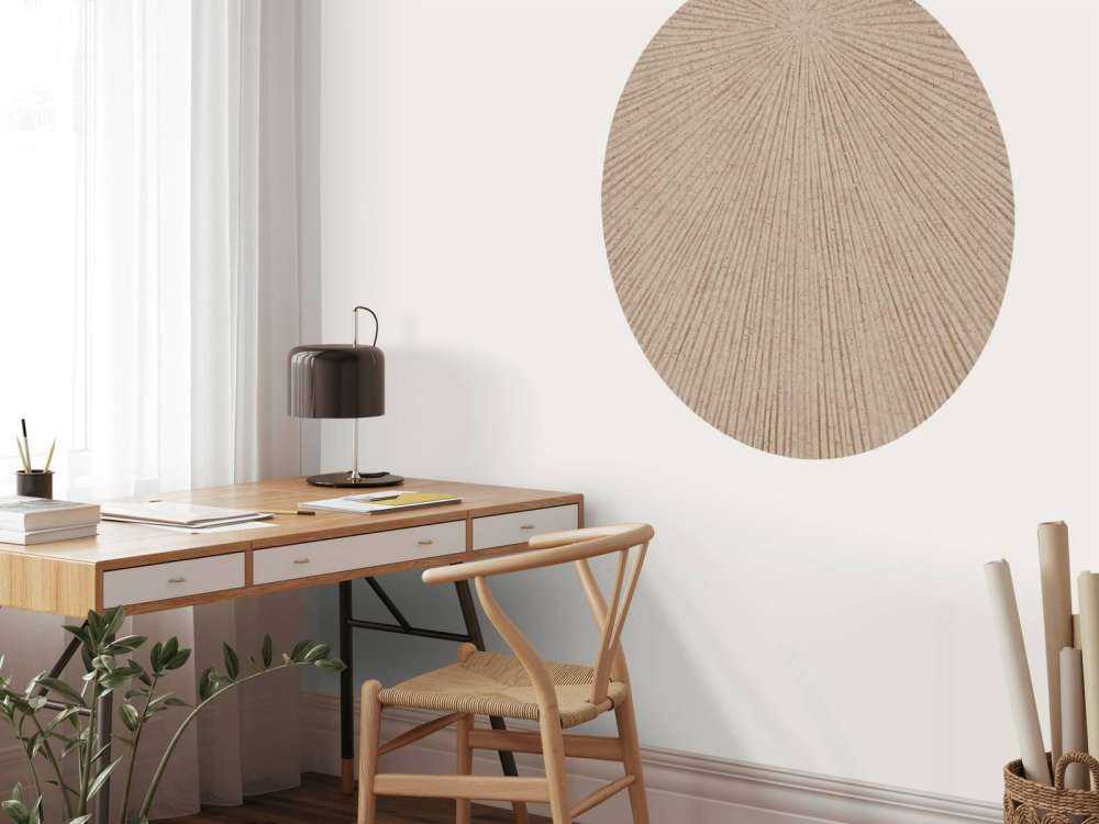 Struktur med linjer i beige-brun färg