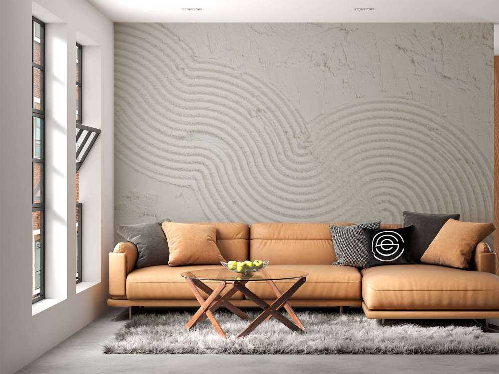 Organiska linjer och strukturer i naturvitt