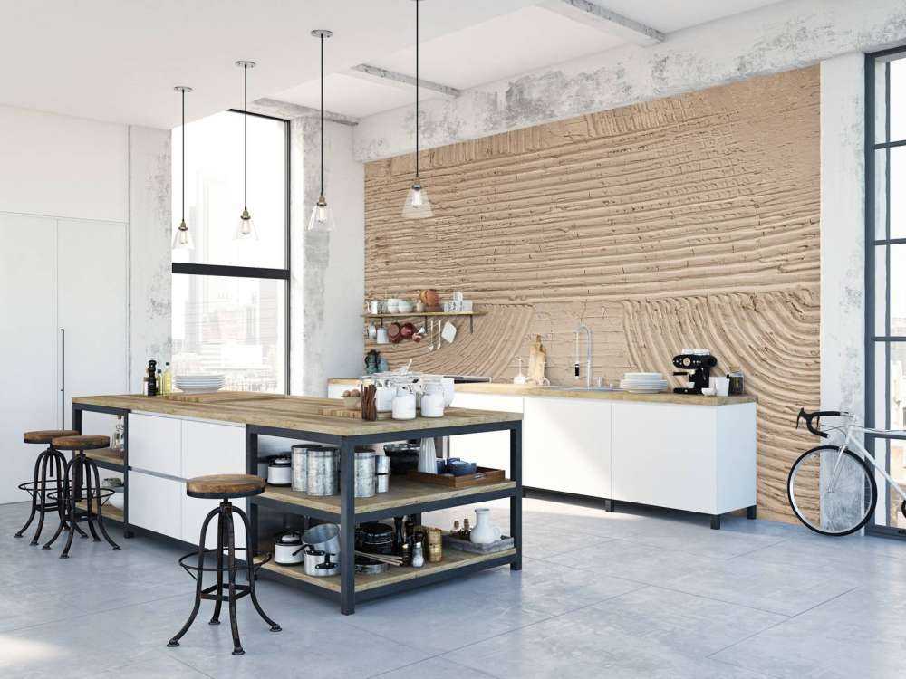 Linjer och strukturer i taupe