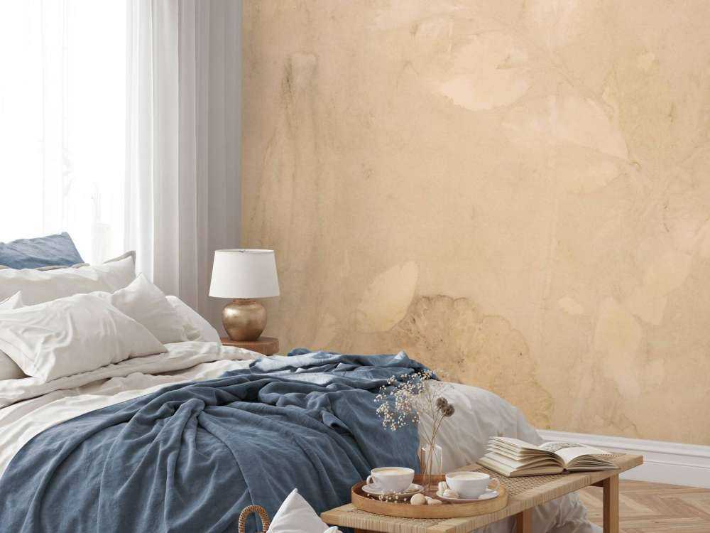 Weegbree och vild geranium - sepia