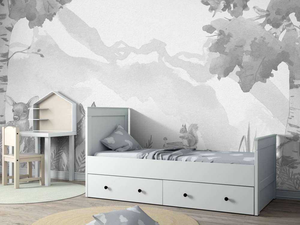 Hjortar i grå nyanser