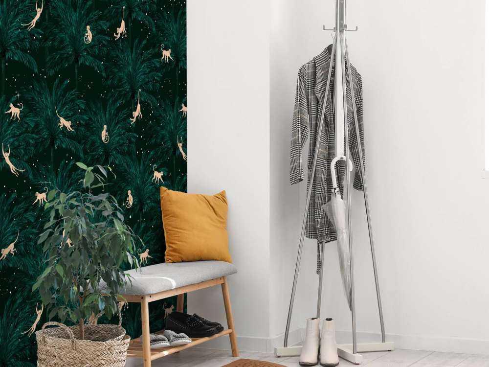 Tropiska apor - grön