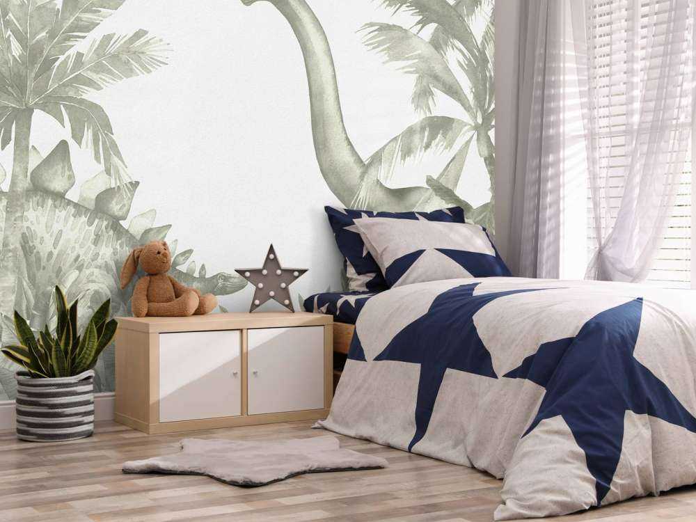 Dinosaurier i grönt